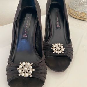 Steven black dressy heels